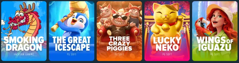 Slot Machines no Casino STAKE
