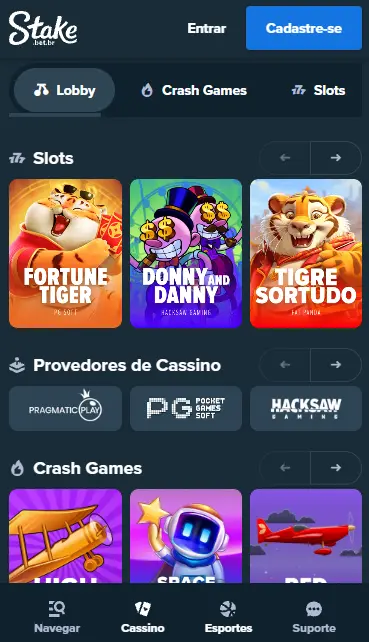 Descarregue o APK STAKE
